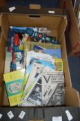 Box Containing Hull FC Rugby League Programmes and