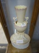 Blu Stamp Trinket Box and Vase