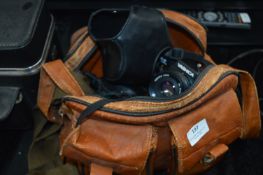 Yashica FXD Camera with Flash and Lens in Travel C