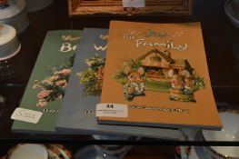 Three Pendelfin Books - Wopper, Barney and The Fam