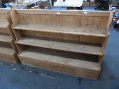 Pine 3 Height Graduating Display Unit