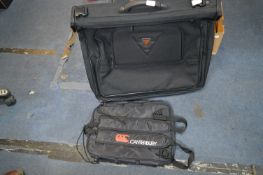 Antler Travel Suitcase and a Canterbury Backpack