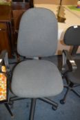 Grey Swivel Office Chair