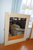 Beech Framed Wall Mirror