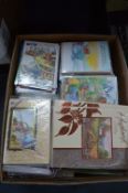 Box Containing Greetings Cards