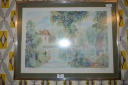 Framed Print - Romantic Garden by Cavelle