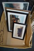 Selection of Prints Including Steam Trains