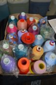 Box Containing Assorted Polyester Threads