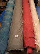 Four Rolls of DNK Fabric Assorted Colours and Lengths