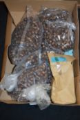Box of Assorted Wood Button Beads