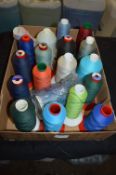 Box Containing Assorted Polyester Threads