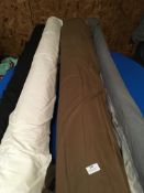 Four Rolls of DNK Fabric Assorted Colours and Lengths