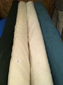 Four Rolls of DNK Fabric Assorted Colours and Lengths