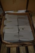 Box Containing Eight Boxes of Assorted Coloured Eyelets
