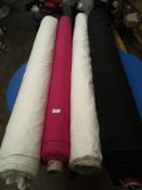 Four Rolls of DNK Fabric Assorted Colours and Lengths