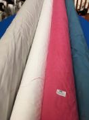 Four Rolls of DNK Fabric Assorted Colours and Lengths