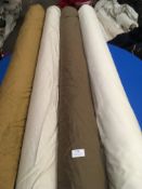 Four Rolls of DNK Fabric Assorted Colours and Lengths