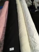 Four Rolls of DNK Fabric Assorted Colours and Lengths