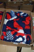Box of Assorted Navy Blue and Striped Babies Hats