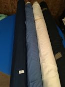 Four Rolls of DNK Fabric Assorted Colours and Lengths