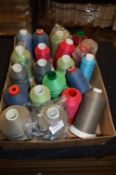 Approximately 20 Rolls of Mixed Polyester Threads