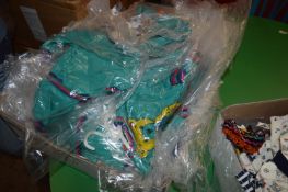 Box Containing 50 Assorted Items of Children's Clothing