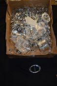 Box of Chromed Plastic Buckles