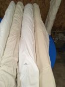 Four Rolls of DNK Fabric Assorted Colours and Lengths