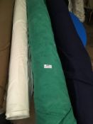 Four Rolls of DNK Fabric Assorted Colours and Lengths