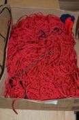 Box Containing Red Laces