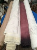 Four Rolls of DNK Fabric Assorted Colours and Lengths