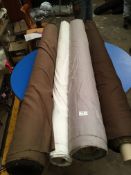 Four Rolls of DNK Fabric Assorted Colours and Lengths