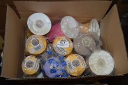 Ten Cones of Mixed Polyester Thread