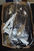 Box of Assorted Black & White Mixed Zips
