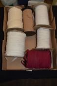 Six Rolls of Elasticated Lingerie Trim