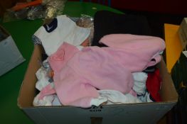 Box Containing 50 Assorted Items of Children's Clothing