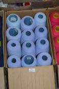 Ten Cones of Lilac Polyester Thread