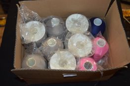 Ten Rolls of Assorted Coloured Polyester Thread
