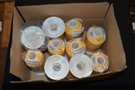 Ten Rolls of Yellow Polyester Thread