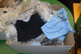 Box Containing 50 Assorted Items of Children's Clothing