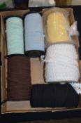 Six Rolls of Assorted Elasticated Lingerie Trim