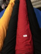Four Rolls of DNK Fabric Assorted Colours and Lengths