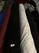 Four Rolls of DNK Fabric Assorted Colours and Lengths