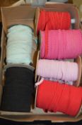 Six Rolls of Elasticated Lingerie Trim