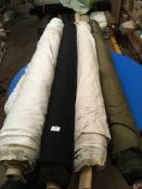 Four Rolls of DNK Fabric Assorted Colours and Lengths