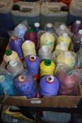 Box Containing Assorted Polyester Threads