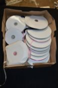 Box Containing Various Coloured Widths of Ribbon