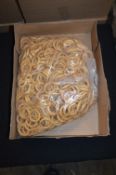 Large Bag of Simulated Wood Plastic Rings