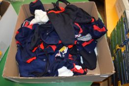 Box Containing 50 Items of Children's Clothing Including Dungarees, Top and Shorts etc.