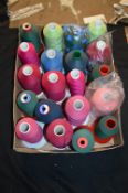 Twenty Cones of Mixed Polyester Threads